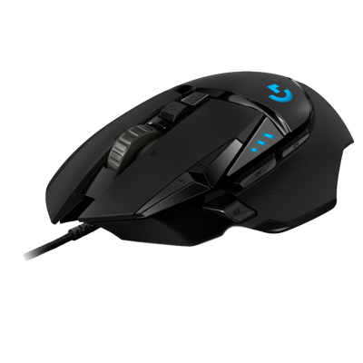 LOGITECH G502 Corded Gaming Mouse - HERO - BLACK - USB - EWR2. - Materiel informatique maroc