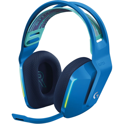 LOGITECH G733 LIGHTSPEED Wireless RGB Gaming Headset - BLUE. - 981-000943