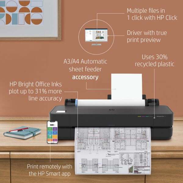 HP DesignJet T230 24-in Printer. - Materiel informatique maroc
