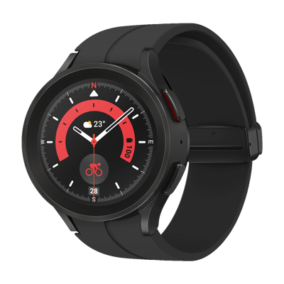 Samsung Galaxy Watch5 Pro-45mm Black Titanium Exynos W920/1.5 GB/Wi-Fi 802.11 b/g/590 mAh/Android. - SM-R920NZKAMEA